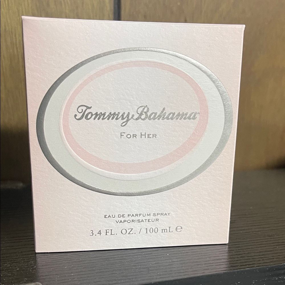 Tommy Bahama For Her Eau de Parfum 3.4 fl oz - Pink and Silver OPENED NOT USED!
